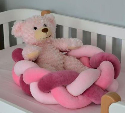 cumpără Protecție laterală pentru pătuț Veres 154.02.5 Бампер-коса Pink Gradient 120*15 în Chișinău 