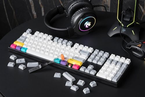 cumpără Tastatură Varmilo MA108M V2 CMYK EC Rose V2 RU în Chișinău 
