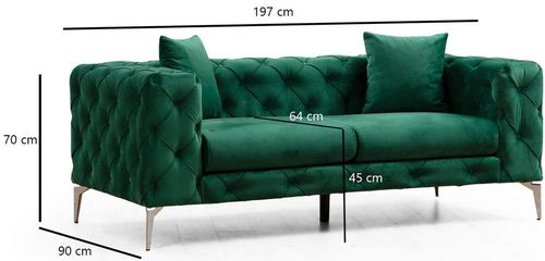 купить Диван Trendy Como Verde (2 locuri) в Кишинёве 