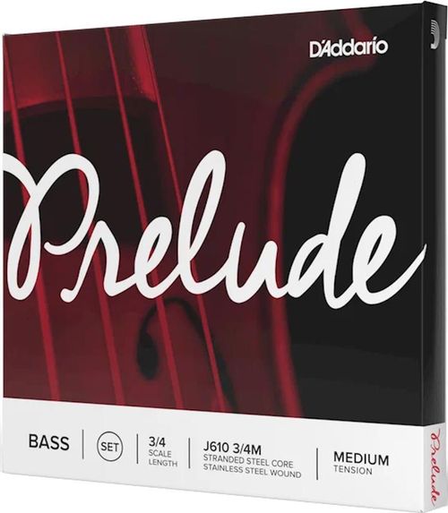 купить Струна для музыкального инструмента D’Addario J610 3/4 M Prelude Bass в Кишинёве 