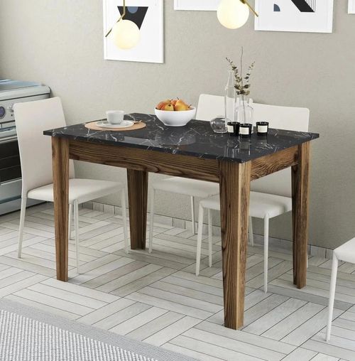 купить Стол Trendy Kiev 509-Nuc, Negru 110x75x72cm в Кишинёве 