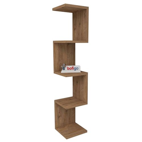 cumpără Raft de birou Nex Home Zigzag, 23x23x111 cm, Stejar (15-12-02) în Chișinău 