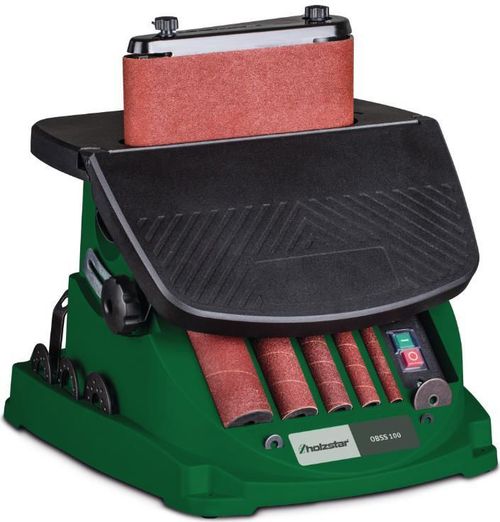 купить Стационарный инструмент Stürmer Maschinen 5903510 Осциллирующий шпиндельный и ленточный шлифовальный станок Holzstar OBSS 100 В в Кишинёве 