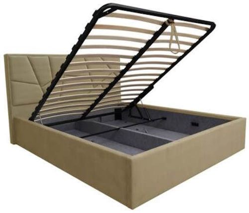 купить Кровать Interdepo ALEXA 1600 Light Khaki в Кишинёве 