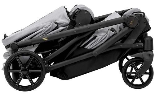 cumpără Сărucior pentru copii Kunert Carucior pentru gemeni Brav Duo Black (BD-01) în Chișinău 