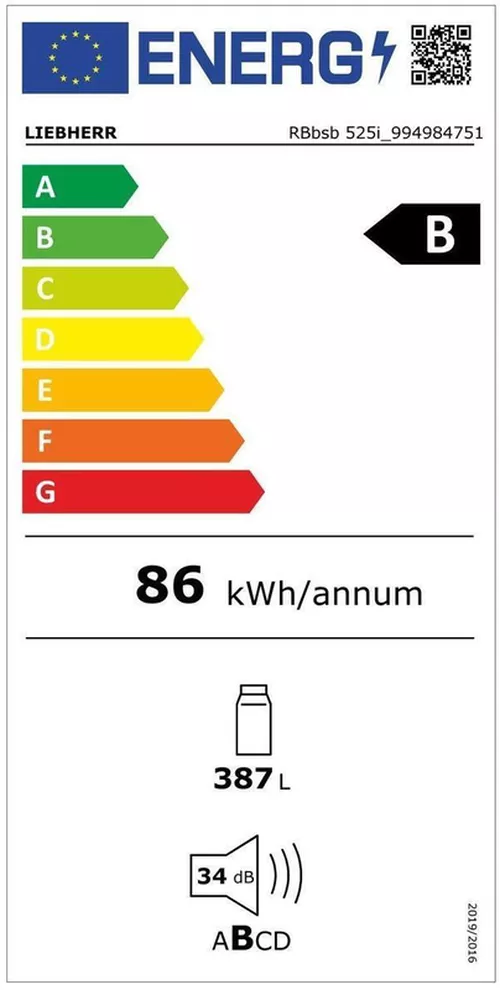 купить Холодильник однодверный Liebherr RBbsb 525i в Кишинёве 
