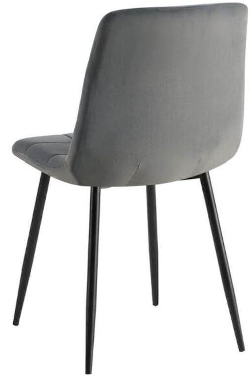 cumpără Scaun Interdepo TED new, Dark Grey Velvet 20A17BLK-35 în Chișinău 