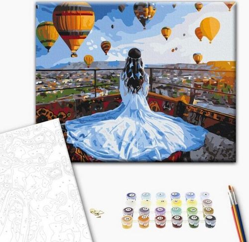 купить Картина по номерам BrushMe BS37984FC 40x50 сm (fără cutie) Visător în Cappadocia в Кишинёве 