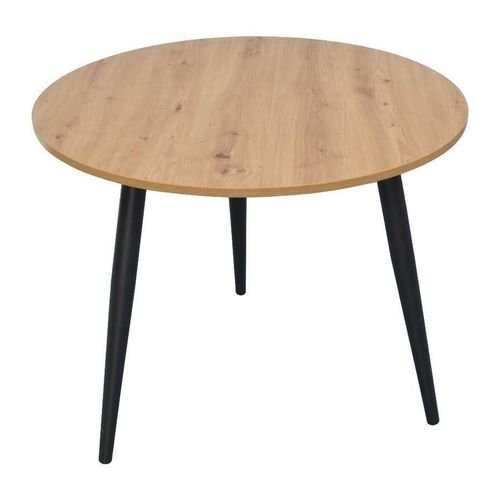 купить Стол Evelin di Costacurta DT-404-2B, D=88см, Каркас/Опоры: Металл Черный в Кишинёве 