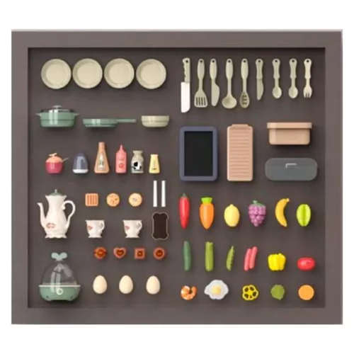 купить Игровой комплекс для детей Essa 889-212 Set Bucătărie Modern Kitchen (lumină/sunet), 65 elem. в Кишинёве 