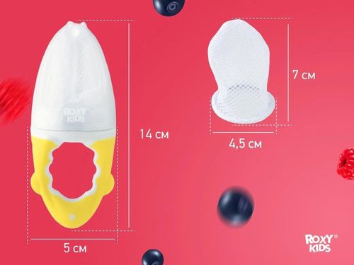 cumpără Seturi pentru hrănire bebelușilor Roxy Kids RFN-001 Ниблер с нейлоновой сеточкой, желтый în Chișinău 