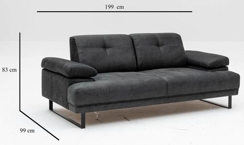 купить Диван Trendy Mustang Antracit, 99x83x199cm в Кишинёве 