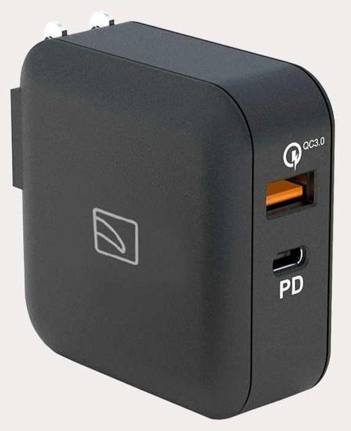 купить Зарядное устройство сетевое Tucano TA3-USBC-BK USB-A + Type-C QC3.0/PD 36W, all in 1 US/UK/EU/AUS worldwide adapter в Кишинёве 