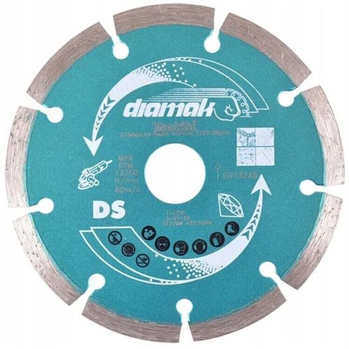 cumpără Disc de tăiere Makita D-61139-10 Disc diamantat 125x22.23x7mm în Chișinău 