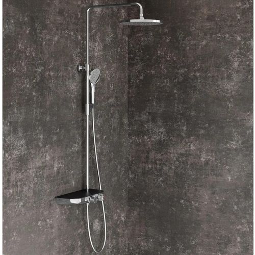 купить Душевая панель Ravak Bara dus TE termostatica c polita chrome/black TE 094.02CR/BL (X070162) в Кишинёве 