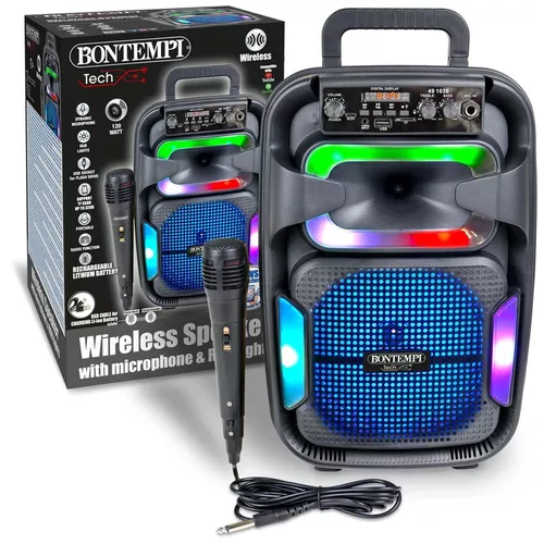 купить Аудио гига-система Bontempi 491030 Set karaoke cu microfon, lumina si display, cod 60497 в Кишинёве 