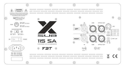 купить Сабвуфер FBT X-Sub 115SA в Кишинёве 