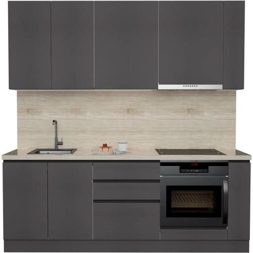 купить Мебель для кухни ArtFlame GOLA Storm Grey (2.2 m.l.) в Кишинёве 