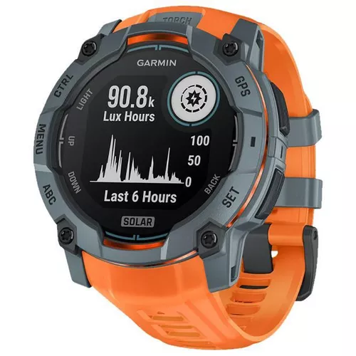 купить Смарт часы Garmin Instinct 3, 50 mm, Solar, Twilight with Solstice Band (010-02935-01) в Кишинёве 