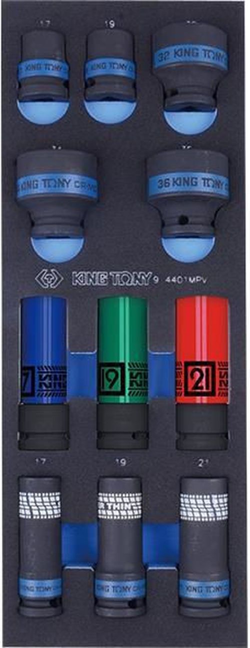 cumpără Set de unelte de mână King Tony 934-010MRVD в ложаментах 286 ед. VAG, MB, OPEL, BMW, Japanese în Chișinău 