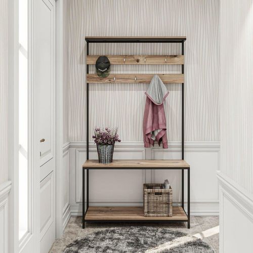 cumpără Mobilă pentru antreu Trendy Girne 105x192x40cm (GTR001376) în Chișinău 
