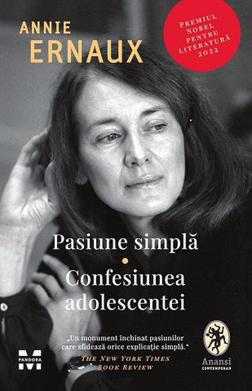 купить Pasiune simplă. Confesiunea adolescentei, Annie Ernaux, Editura Pandora в Кишинёве 