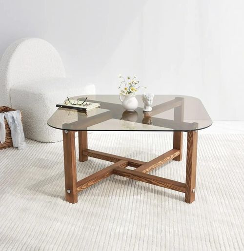 cumpără Măsuţă cafea Trendy Zen, Stejar 80x40x80cm în Chișinău 