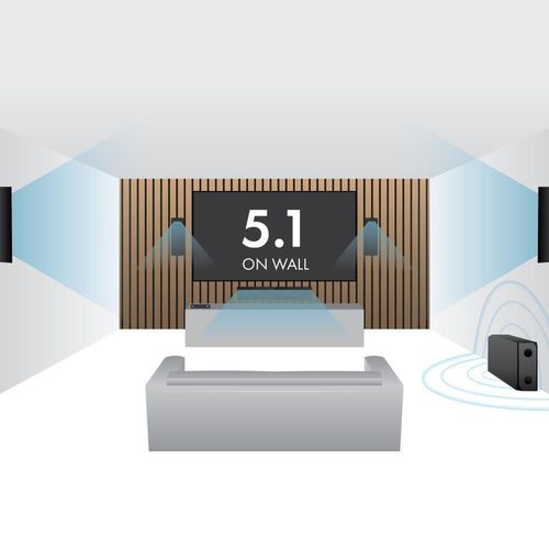 купить Колонки Hi-Fi LitheAudio 5.1 Wireless Surround Sound Cinema Kit With WiSA Cinema Hub (B-IO1-W-51CH-B) в Кишинёве 