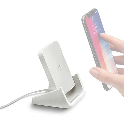 cumpără Adaptor incarcator Logitech Wireless charging stand for iPhone, iPhone - up to 7.5W, Qi-compatible smartphones - 5W, 939-001630 (charger) în Chișinău 