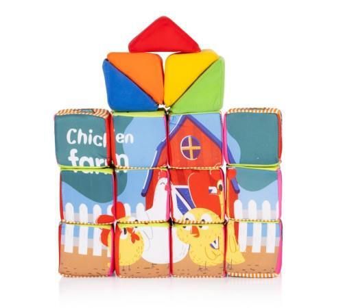cumpără Jucărie Chipolino PWCUB02501M Кубики Мягкие 12шт în Chișinău 