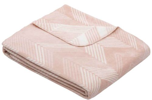 cumpără Textile de casă Ibena 2355/500 Jacquard Decke Cubert Pink/ivory în Chișinău 