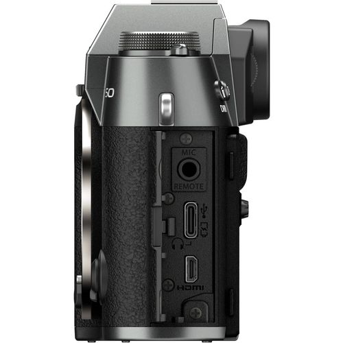 купить Фотоаппарат беззеркальный FujiFilm X-T50 charcoal silver / 16-50mm Kit в Кишинёве 