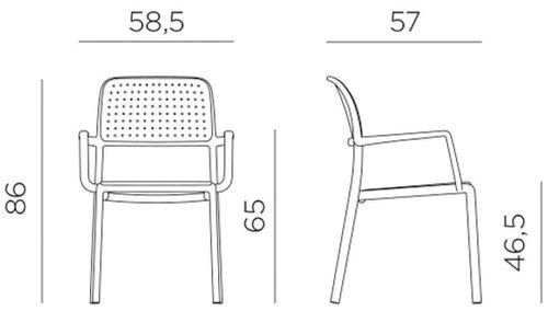 cumpără Scaun Nardi BORA AGAVE 40242.16.000.06 în Chișinău 