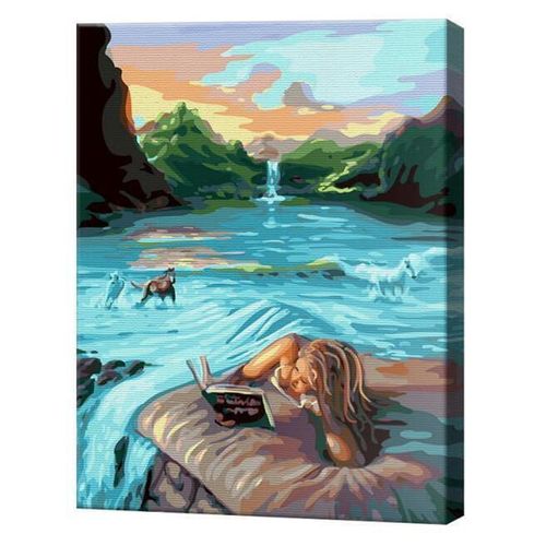 cumpără Tablou pe numere Art Gallery GX4608 Lumea minunata a cartilor 40x50cm Eco în Chișinău 