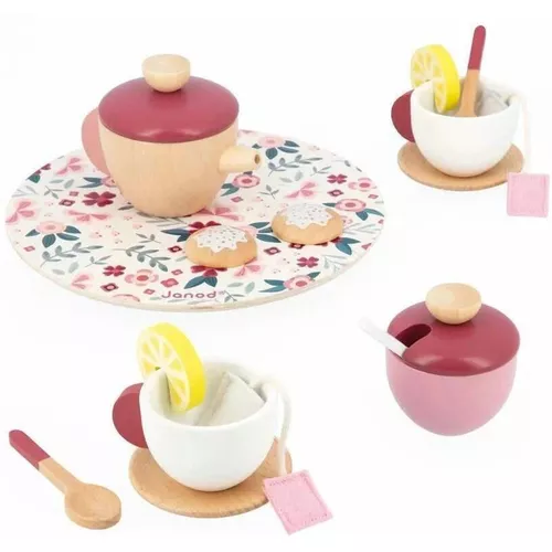 cumpără Bucătărie și veselă de jucărie Janod J06631 Set de ceai Twist în Chișinău 