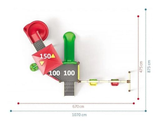 купить Детская площадка PlayPark 1112 ECO-12 в Кишинёве 