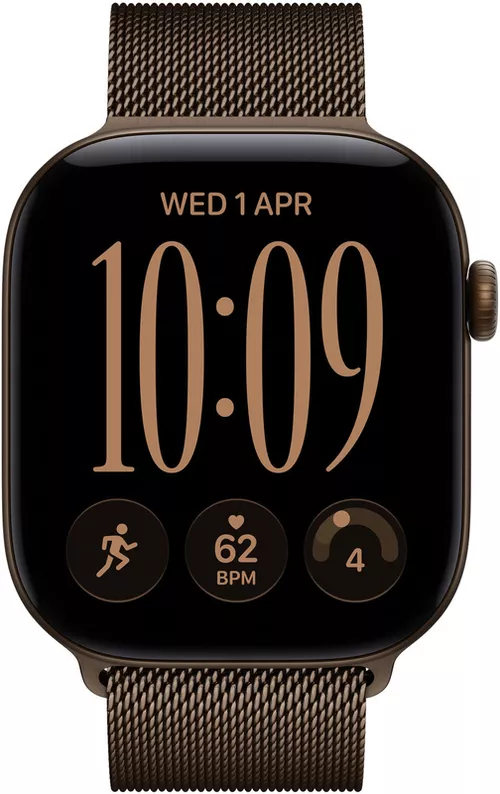 cumpără Ceas inteligent Apple Watch Series 12 GPS 46mm Dark Bronze Aluminium Case with Dark Bronze Milanese Loop M/L MKD84 în Chișinău 