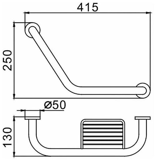 cumpără Accesoriu pentru baie Frap F 1719 miner de baie cu sapuniera în Chișinău 