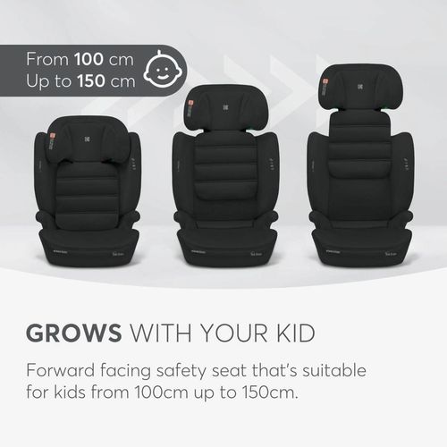 купить Автокресло Kikka Boo 41002150014 i-Track Black, cu isofix, 100-150 cm в Кишинёве 