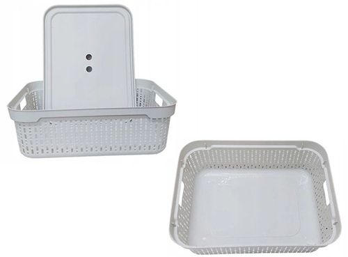 купить Короб для хранения Promstore 57114 Morsetta XL, 39.3x30x13cm, ceata alba в Кишинёве 