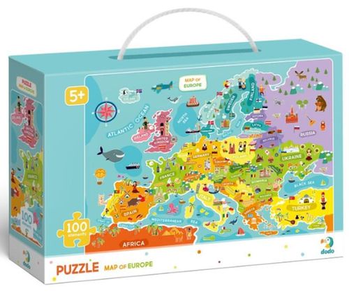 cumpără Puzzle Dodo 300124 Puzzle Harta Europei, 100 elem. în Chișinău 