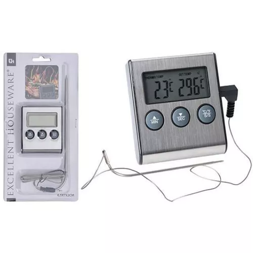 cumpără Termometru culinar Excellent Houseware 46997 Digital 6,5x7x2cm în Chișinău 