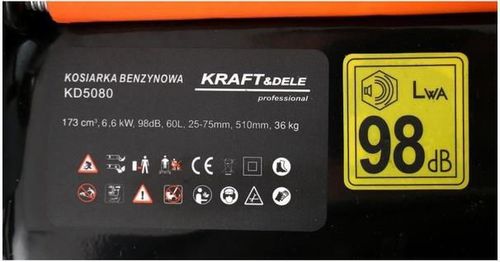cumpără Mașini de tuns iarba Kraft&Dele KD5080 (pe benzina) 510cm în Chișinău 