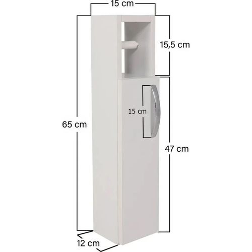cumpără Dulap penal Trendy Steaua-Alba 15x65x12cm în Chișinău 