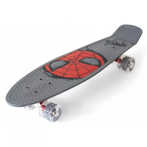 купить Скейтборд Seven 59968 Пенниборд Nickel Spiderman Grey в Кишинёве 
