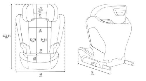 купить Автокресло MoMi Fosa00027 Mei Grey в Кишинёве 