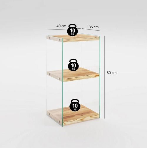 cumpără Raft de birou Trendy Niagara R302 40x80x35cm, raft de carti în Chișinău 