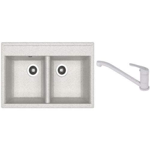 купить Мойка кухонная со смесителем Dr.Gans Astra 780 + SanDonna F 1066 gri в Кишинёве 