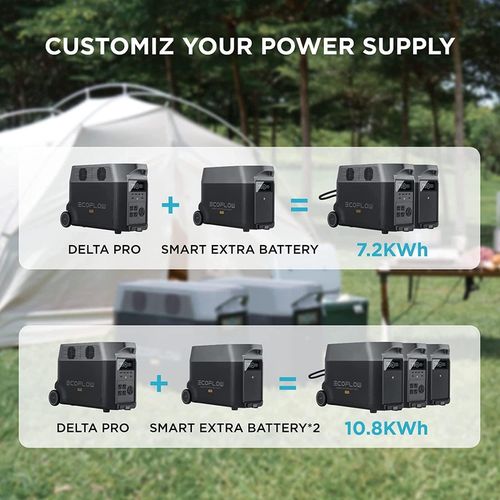 купить Портативная зарядная станция EcoFlow Delta PRO Extra Battery в Кишинёве 