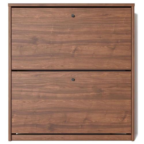 купить Полка для обуви Fabrik Home Тумба для обуви 2 дверцы / 800 орех каменный в Кишинёве 